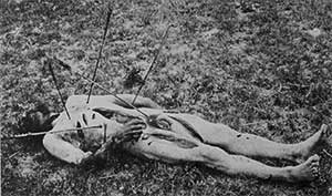 Mutilated by Indians Emigrant Body.